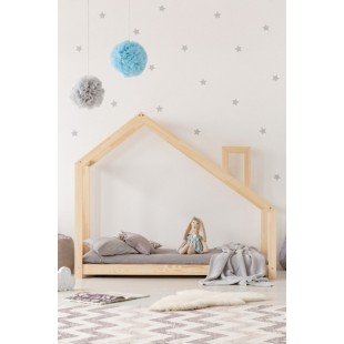 ADEKO detská posteľ v tvare domčeka HAPPY LIFE borovica s roštom