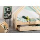 Drevená detská posteľ z borovice Happy Kid