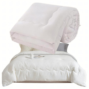 Kołdra Całoroczna Przewiewna Ciepła Zimowa na Zimę 200x220cm Biała