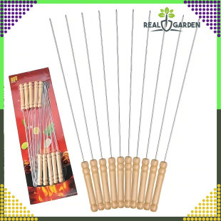 Szpikulce Patyki do Szaszłyków Szpikulec do Grilla Metalowe 10 szt 30 cm