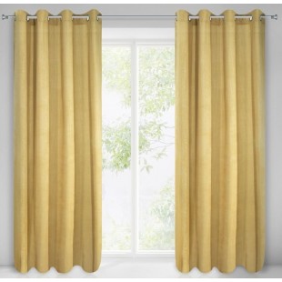 Horčicový menčestrový záves na kruhy 