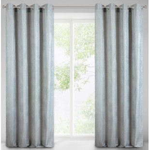 Strieborný menčestrový záves na kruhy 