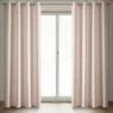 Svetloružový jednofarebný stredne zatemňujúci záves