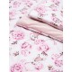 Zamatovo bavlnená detská posteľná bielizeň s motívom srnky a kvetiniek