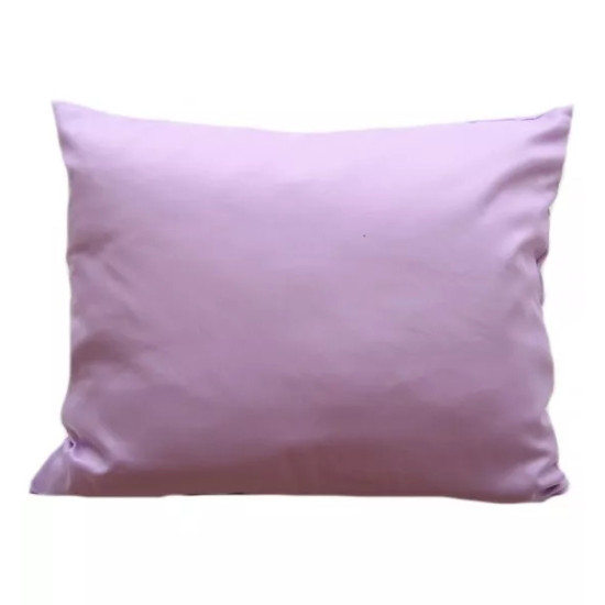Svetlofialová jednofarebná obliečka z mikrovlákna na vankúšik