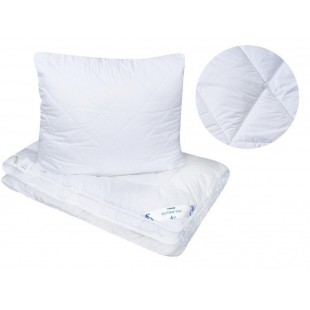 Prešívaný celoročný paplón v bielej farbe