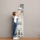 Detská nálepka na meranie výšky - vzor vesmírna raketa