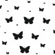 Sada detských nálepiek na stenu s motívom motýľov