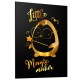 Zlatý čierny lesklý plagát Penguin Potter