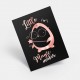 Ružovo zlato čierny lesklý plagát Penguin Potter