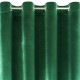 Zelený zamatový zatemňujúci záves so zavesením na kruhy