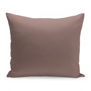 Jednofarebná návliečka na vankúš vo fialovo kakaovej farbe