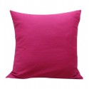 Cyklaménová dekoračná obliečka na vankúš jednofarebná