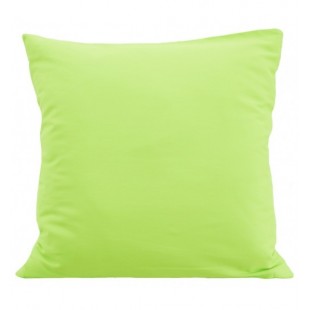 Obliečka na vankúš zo saténovej bavlny v jabĺčkovej farbe