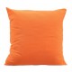 Oranžová obliečka na vankúš zo saténovej bavlny