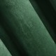 Zelený zamatový zatemňujúci záves s riasiacou páskou