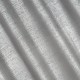 Sivo-strieborný lesklý zamatový záves s riasiacou páskou