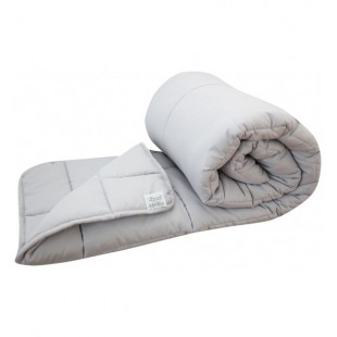 Celoročný paplón sivej farby