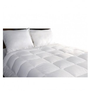 Celoročný paplón bielej farby