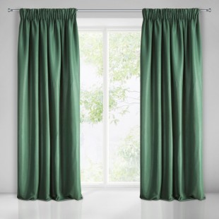 Záves stredne zatemňujúci jednofarebný zelený