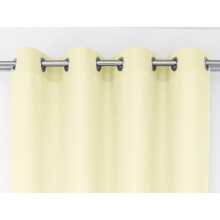 Moderný béžový záves na kruhy