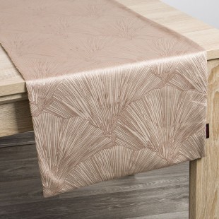 Behúň béžový s rastlinným motívom