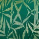 Behúň zelený s rastlinným motívom