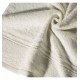 Béžový bavlnený uterák s ozdobným dvojitým pruhom
