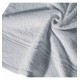 Bavlnený uterák s ozdobným pruhom v striebornej farbe