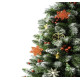 Umelý vianočný 3D stromček na kmeni 200cm Diamantová borovica