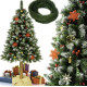 Umelý vianočný 3D stromček na kmeni 200cm Diamantová borovica