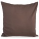 Hnedá obliečka na dekoračný vankúš