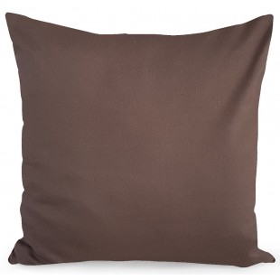 Hnedá obliečka na dekoračný vankúš
