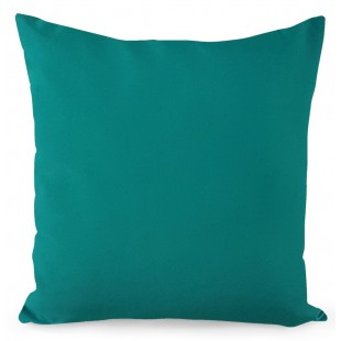 Tyrkysová obliečka na dekoračný vankúšik