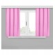 Ružový jednofarebný krátky záves 