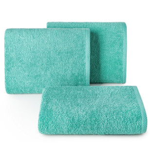 Zelený jemný bavlnený ručník