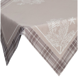 Vianočé prestieranie v béžovej farbe