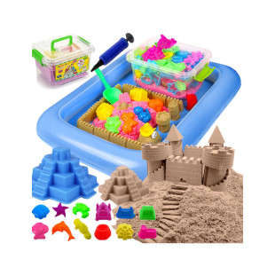 Pieskovisko + kinetický piesok 2 kg + formičky