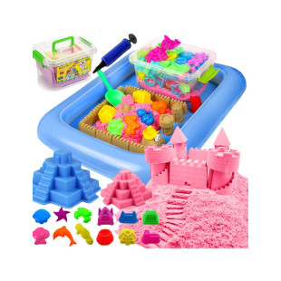 Pieskovisko + Kinetický piesok 2 kg + Formičky