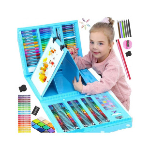 Umelecká súprava na maľovanie v kufríku 208 dielov