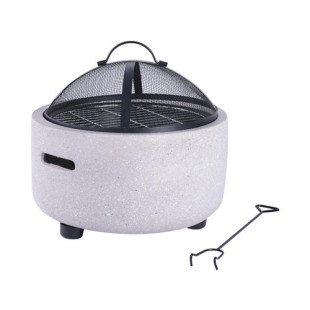 Záhradné ohnisko s krytom 43 x 43 x 38,5 cm