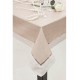 Krémovo béžový obrus na jedálenský stôl