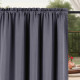 Vodeodolný záhradný záves so zavesením na tunel do altánku/na terasu v grafitovej farbe