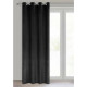 Zamatový záves zdobený diamantmi v čiernej farbe