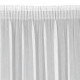 Biela záclona so štruktúrou dažďovej kvapky