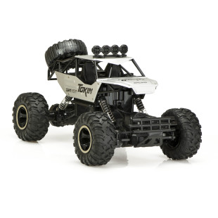 RC auto Rock Crawler 1:12 4WD METAL strieborná