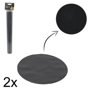 2 KRUHÉ TEFLÓNOVÉ GRILOVACIE PODLOŽKY 40 cm
