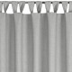 Nepremokavý záhradný terasový záves so suchým zipsom v sivej farbe